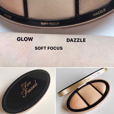 ボーン ディス ウェイ ターン アップ ザ ライト ハイライティング パレット/Too Faced/プレストパウダーを使ったクチコミ（2枚目）