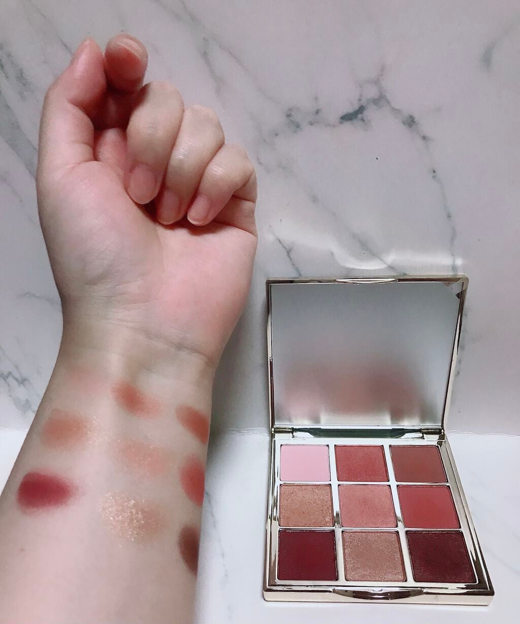 長相思シリーズ 9色アイシャドウパレット/CATKIN/アイシャドウパレットを使ったクチコミ(2枚目)