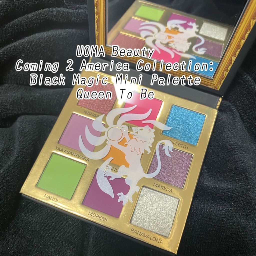 UOMA Beauty
Coming 2 America Collection: 
Black Magic Mini Palette
Queen To Be    	¥3,045(現在価格)


 beautylish購入品！
色味に一目惚