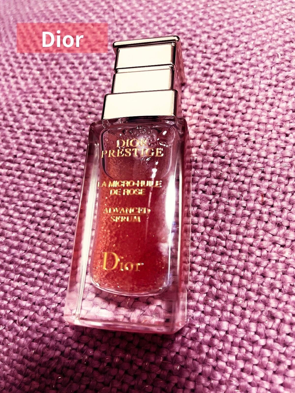 プレステージ マイクロ ユイル ド ローズ セラム/Dior/美容液を使ったクチコミ(1枚目)