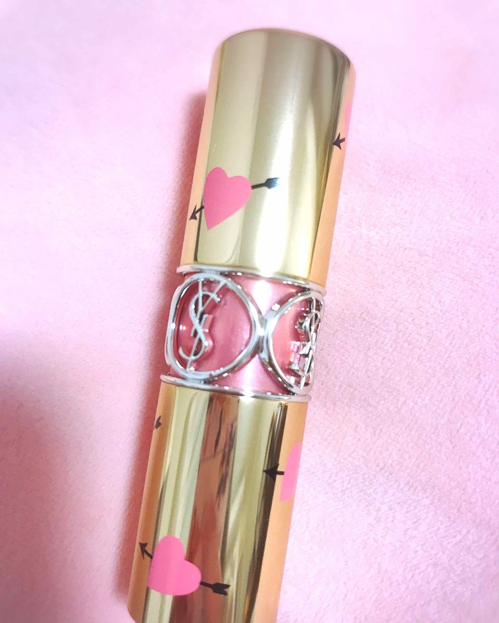 ルージュ ヴォリュプテ シャイン/YVES SAINT LAURENT BEAUTE/口紅を使ったクチコミ（1枚目）