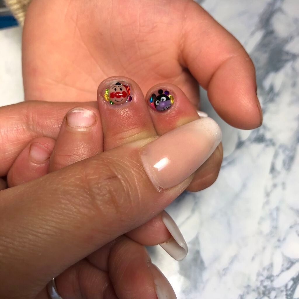 cst on LIPS 「キッズネイル💅今時女子小学生❤️❤️❤️可愛いーな❤️❤️❤️..」(5枚目)