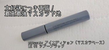 エテュセ アイエディション（マスカラベース）ウォームスタイル ウォームスタイル01 シアーブラック/ettusais/マスカラ下地・トップコートを使ったクチコミ（1枚目）