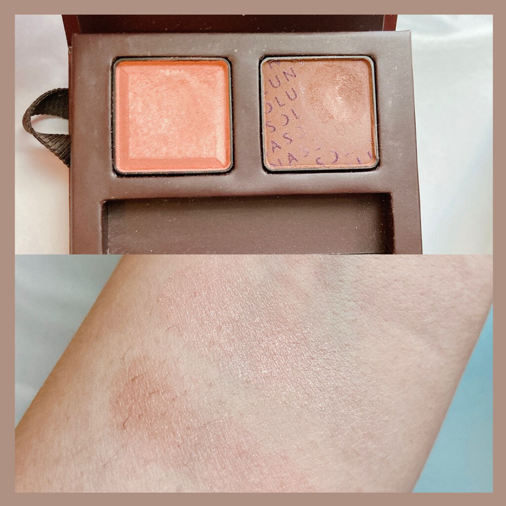 デュオ・ドゥ・ショコラアイズ EX06 Chocolat Figue/LUNASOL/アイシャドウパレットを使ったクチコミ（2枚目）