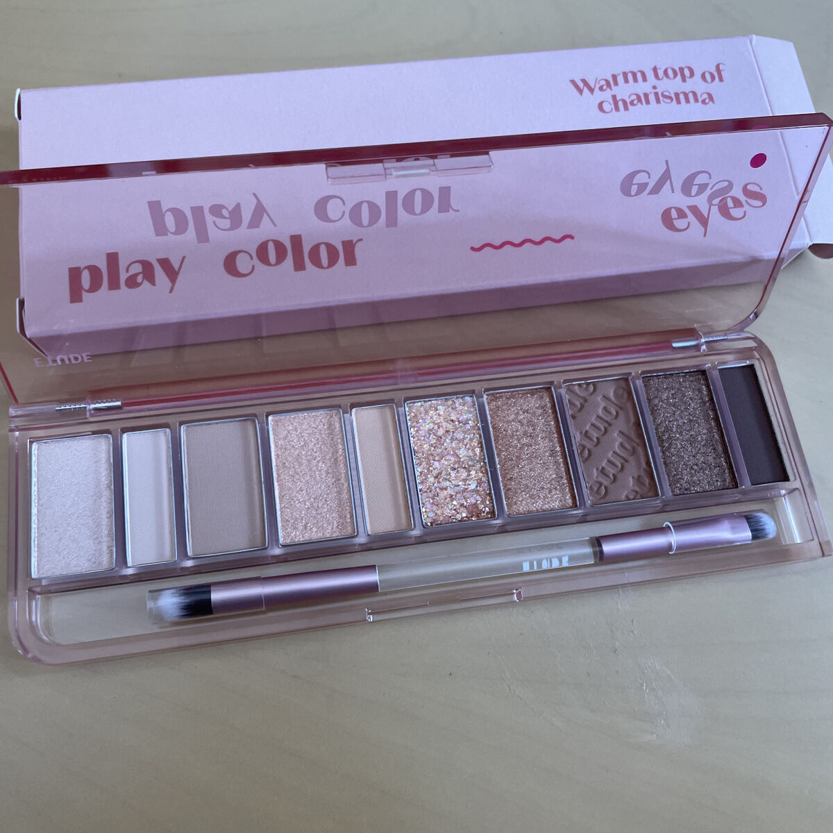 プレイカラー アイシャドウ/ETUDE/アイシャドウパレットを使ったクチコミ（1枚目）