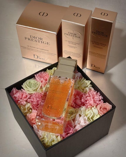 プレステージ マイクロ ユイル ド ローズ セラム/Dior/美容液を使ったクチコミ(1枚目)