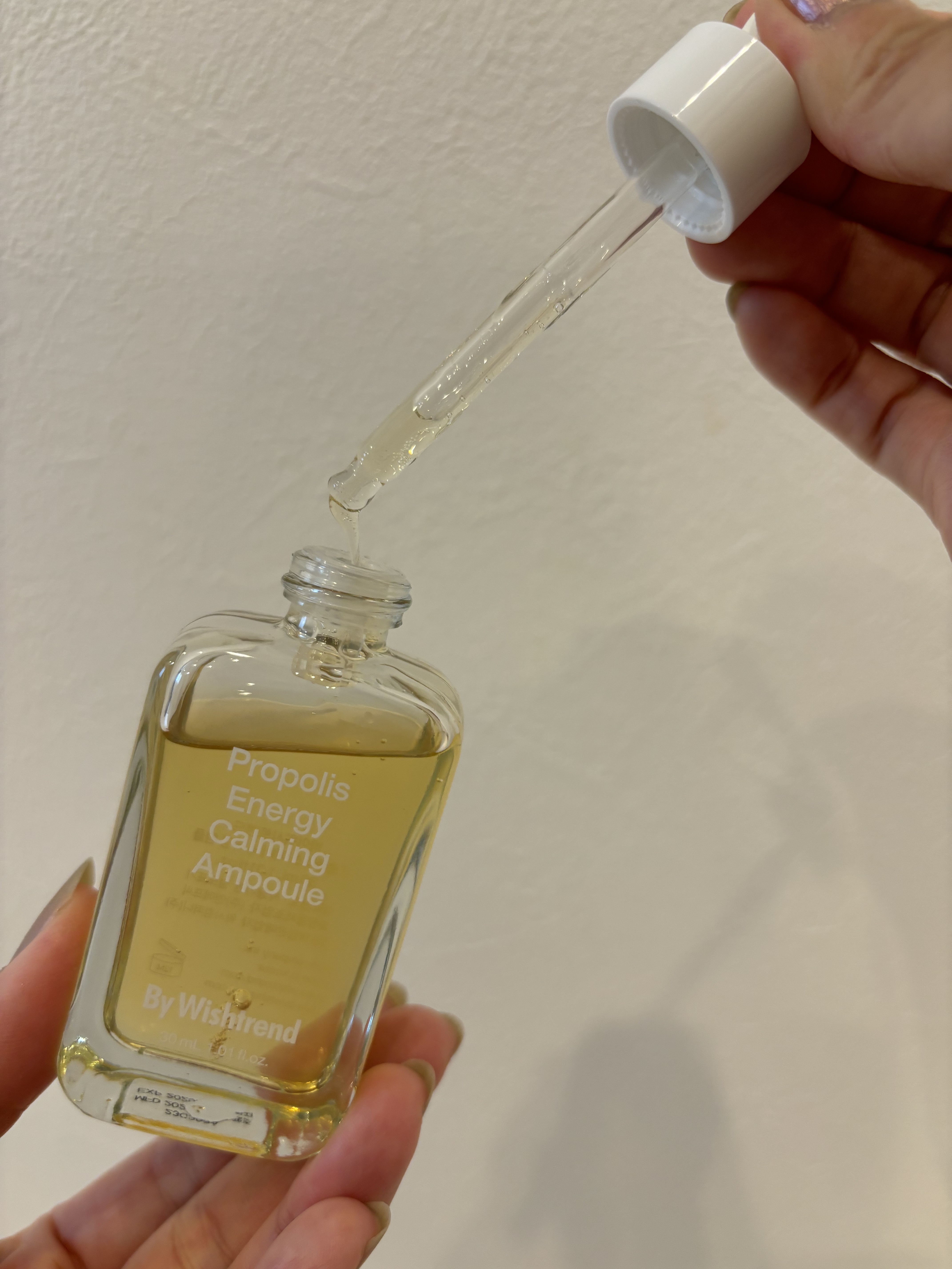 プロポリスエナジーカーミングアンプル/By Wishtrend/美容液を使ったクチコミ（2枚目）