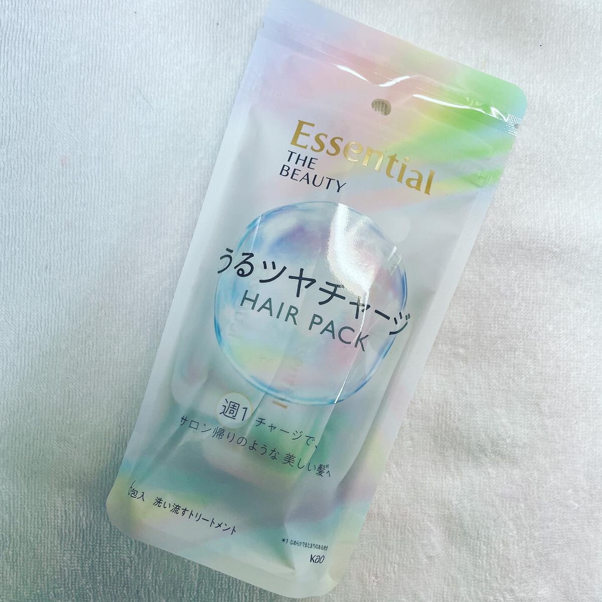 ザビューティ うるツヤチャージヘアパック/エッセンシャル/ヘアマスク・ヘアパックを使ったクチコミ(1枚目)