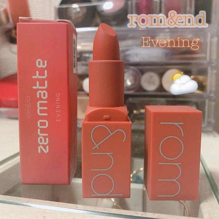 ゼログラムマットリップスティック SUNSET EDITION/rom&nd/口紅を使ったクチコミ(1枚目)