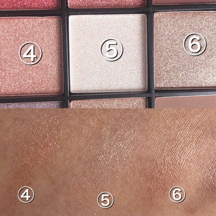 UR GLAM BLOOMING EYE COLOR PALETTE/U R GLAM/アイシャドウパレットを使ったクチコミ(3枚目)