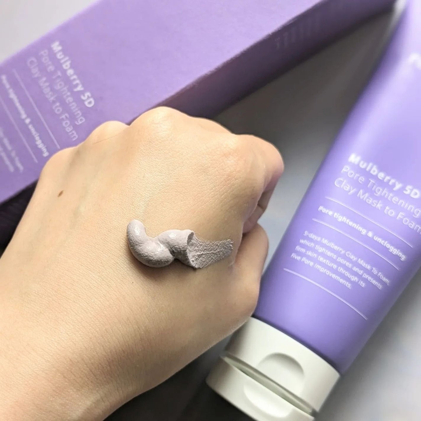 マルベリー5重 ポア タイトニングクレイマスクトゥフォーム/rooTree/洗い流すパック・マスクを使ったクチコミ(3枚目)