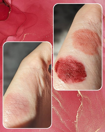 スーパーマットリップ&チークマッド/INTO U/口紅を使ったクチコミ(2枚目)