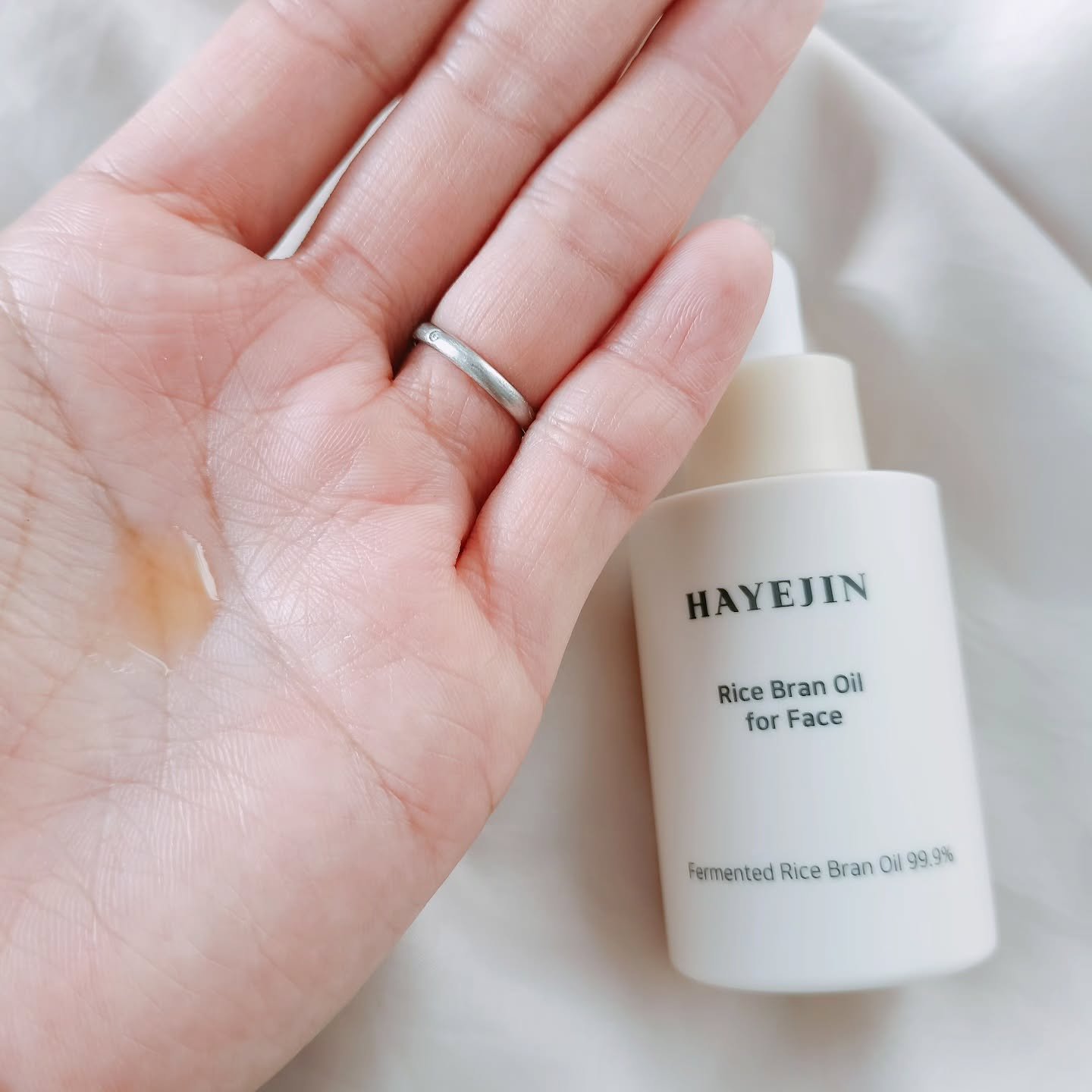RICE BRAN OIL for face/HAYEJIN/フェイスオイルを使ったクチコミ（2枚目）