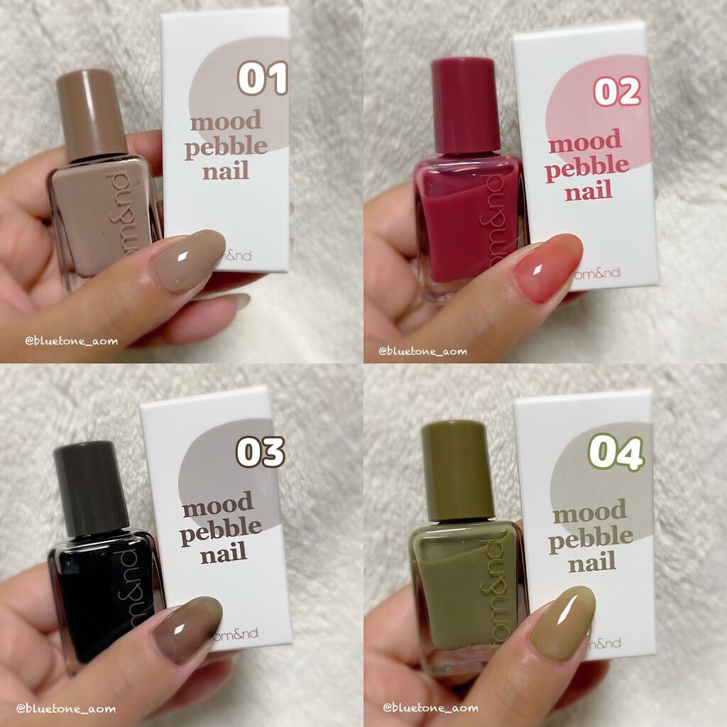 ムードペブルネイル/rom&nd/マニキュアを使ったクチコミ(2枚目)
