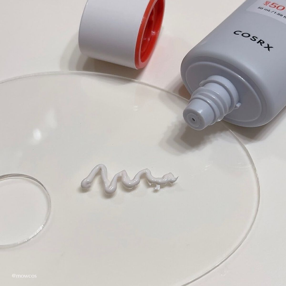 ビタミンEバイタライジングUVクリーム　SFP50＋/COSRX/日焼け止めクリームを使ったクチコミ（3枚目）