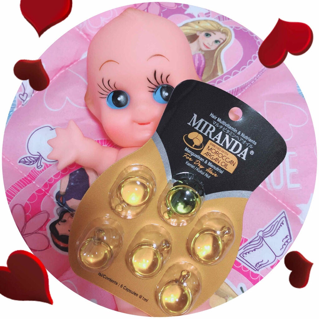 ヘアビタミン シルキーシャインヘアオイル/MIRANDA/ヘアオイルを使ったクチコミ(3枚目)