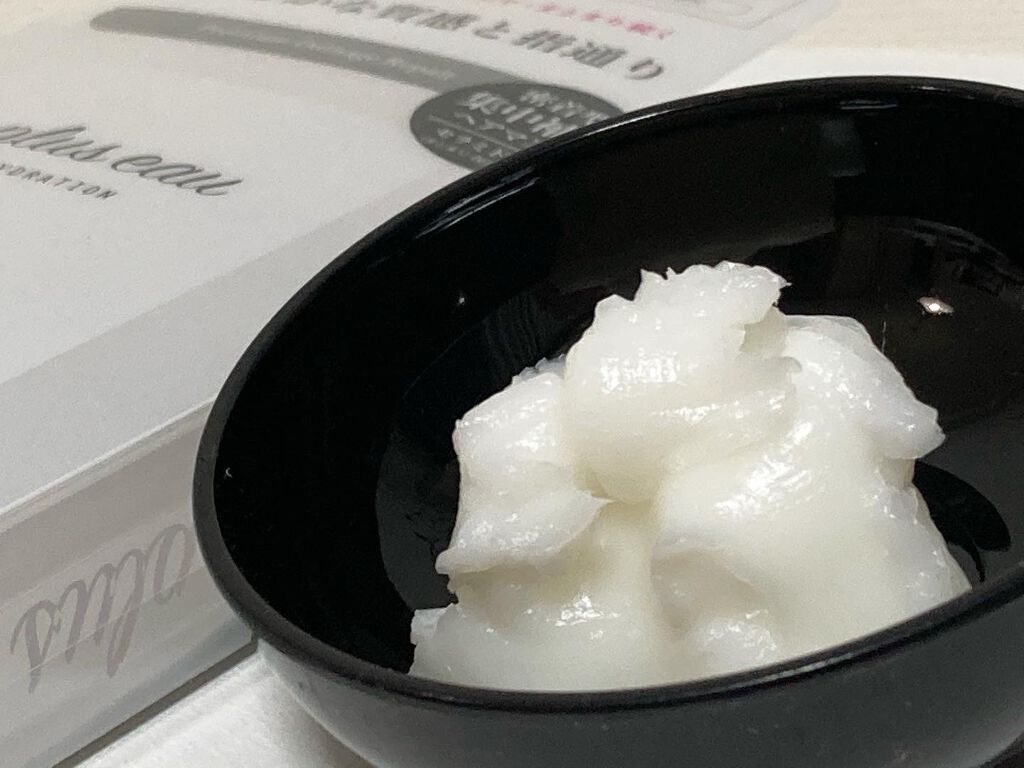  プリュスオー メロウリュクスマスク ジャータイプ/plus eau/ヘアマスク・ヘアパックを使ったクチコミ（3枚目）