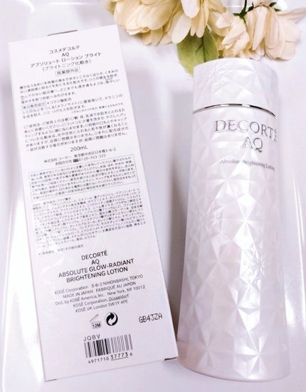 試してみた】AQ アブソリュート ローション ブライト DECORTÉの 試してみた】AQ アブソリュート ローション ブライト DECORTÉの