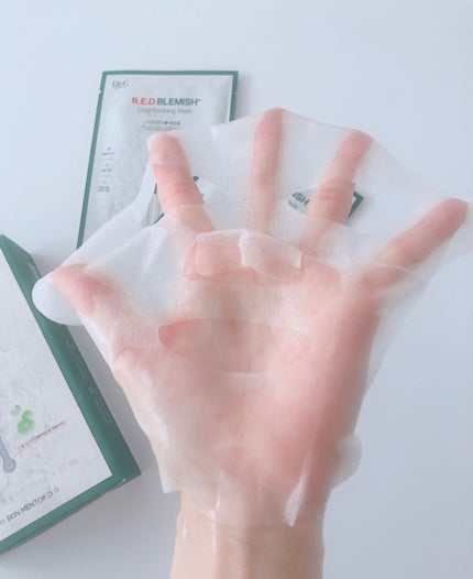 レッドブレミッシュ クールスージングマスク/Dr.G/シートマスク・パックを使ったクチコミ(4枚目)