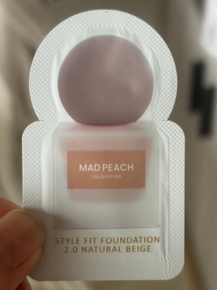 マッドピーチ スタイルフィットファンデーション/MAD PEACH/リキッドファンデーションを使ったクチコミ(1枚目)