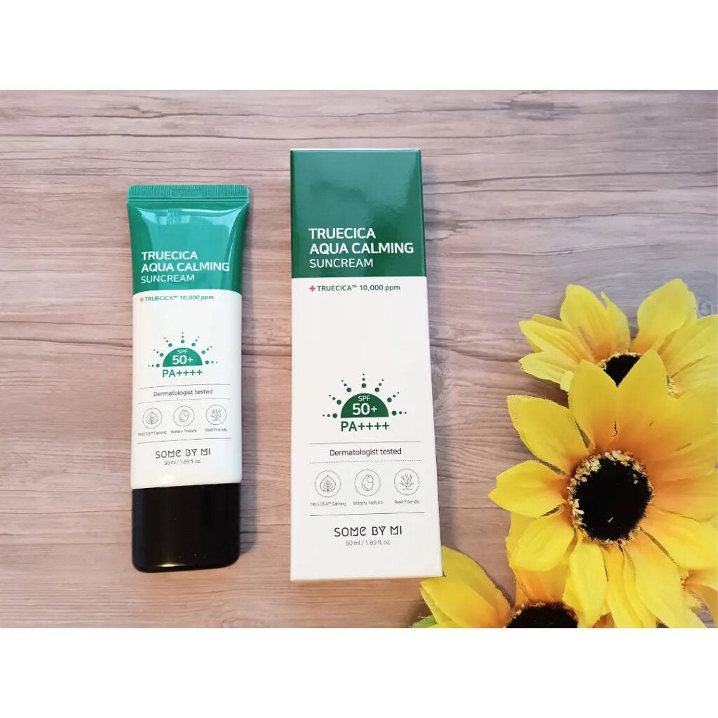TRUECICA アクアカーミング日焼け止め/SOME BY MI/日焼け止めクリームを使ったクチコミ(1枚目)