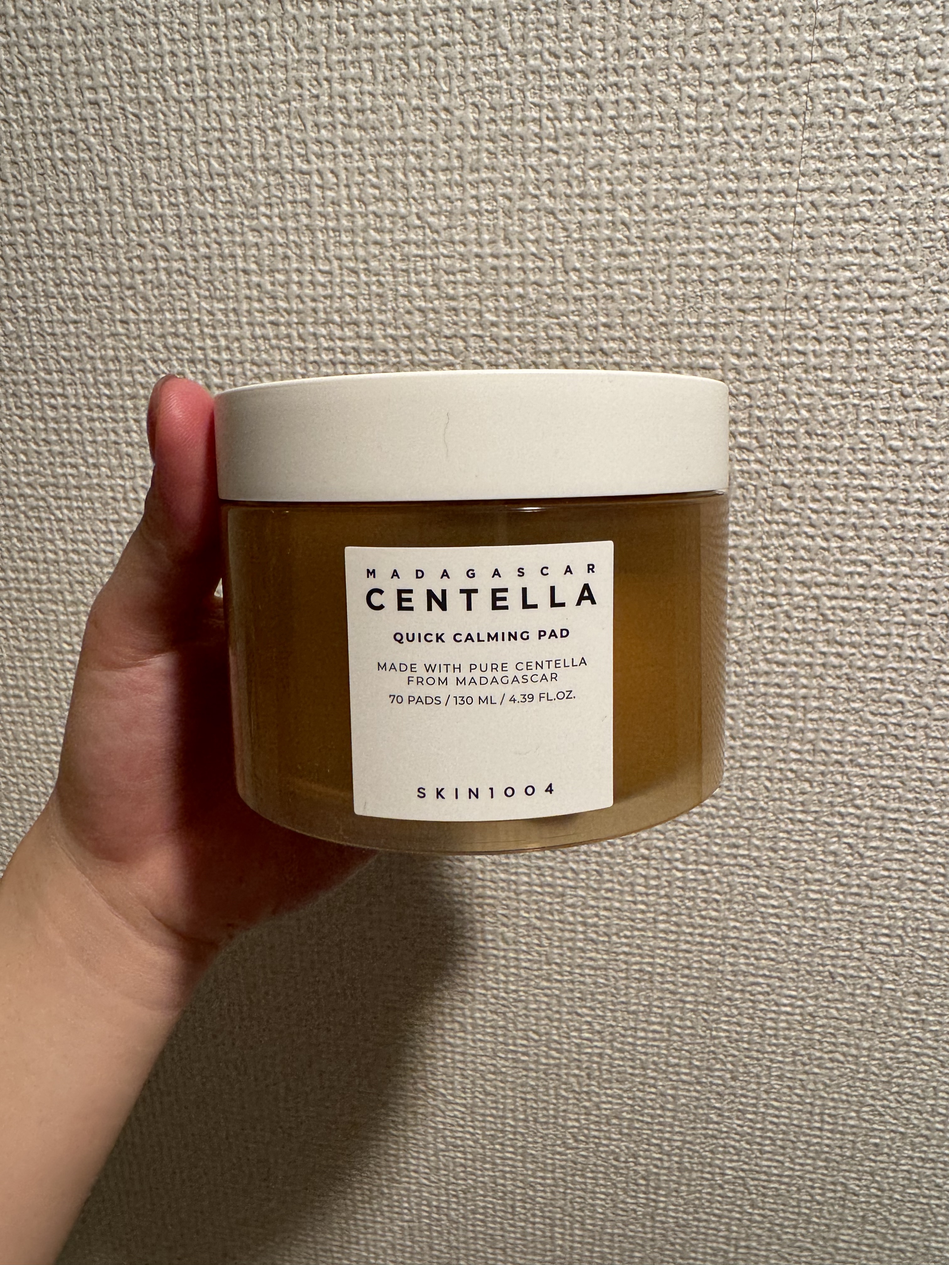 センテラ クイックカーミングパッド/SKIN1004/トナーパッドを使ったクチコミ（1枚目）
