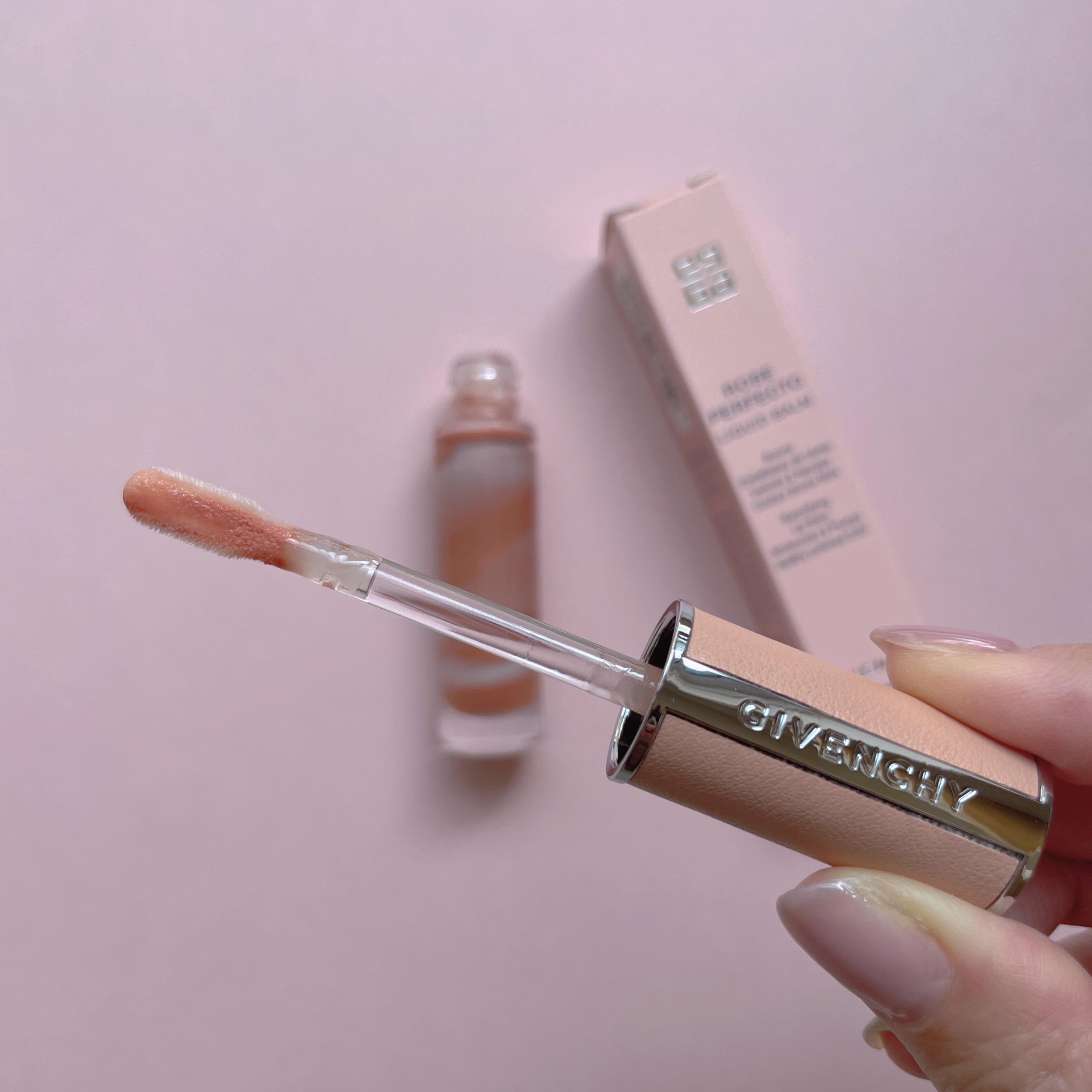 ローズ・パーフェクト・リキッド No.109 スパイシー・メープル/GIVENCHY/口紅を使ったクチコミ（1枚目）