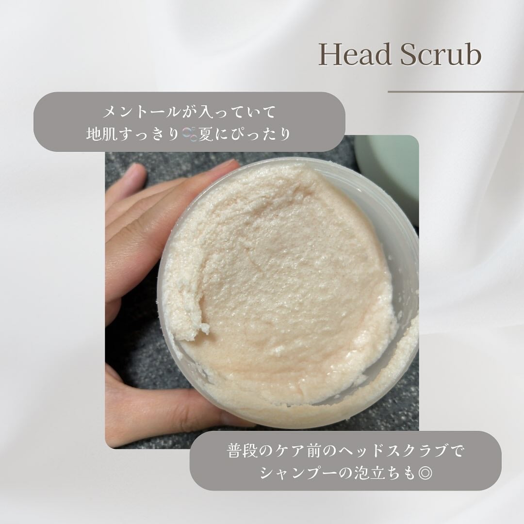 ヘッドスクラブ ジャスミン&バニラ/WEEED/頭皮ケアを使ったクチコミ(2枚目)