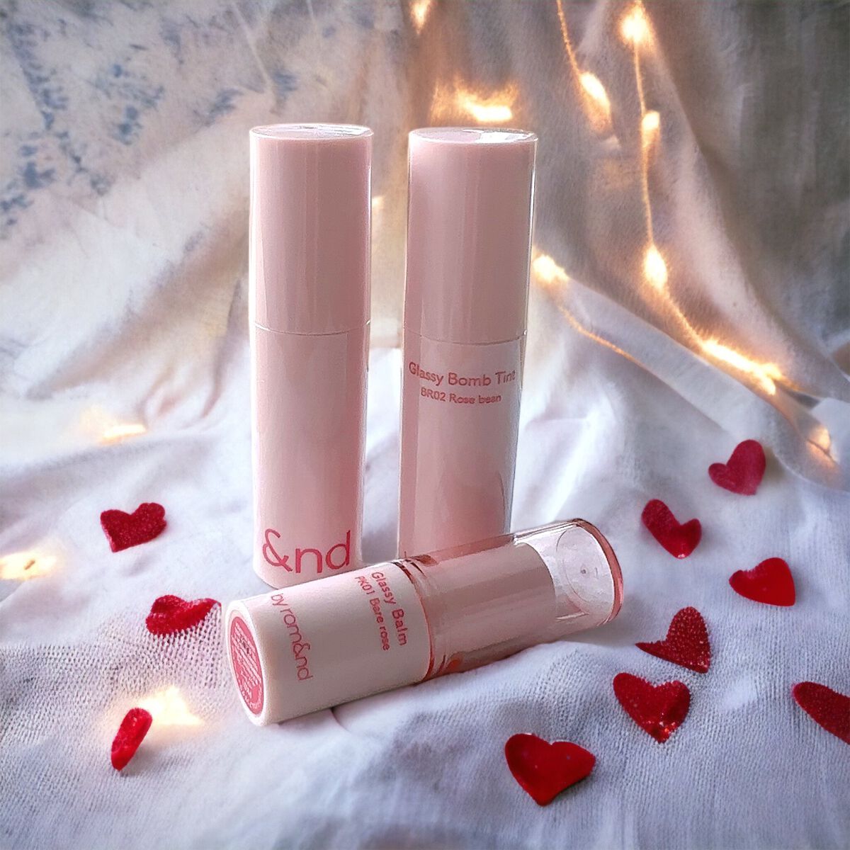 アンドバイロムアンド グラッシーバーム/&nd by rom&nd/口紅を使ったクチコミ（1枚目）