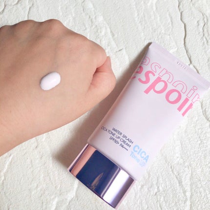 ウォータースプラッシュシカトーンアップクリーム/espoir/化粧下地を使ったクチコミ(2枚目)