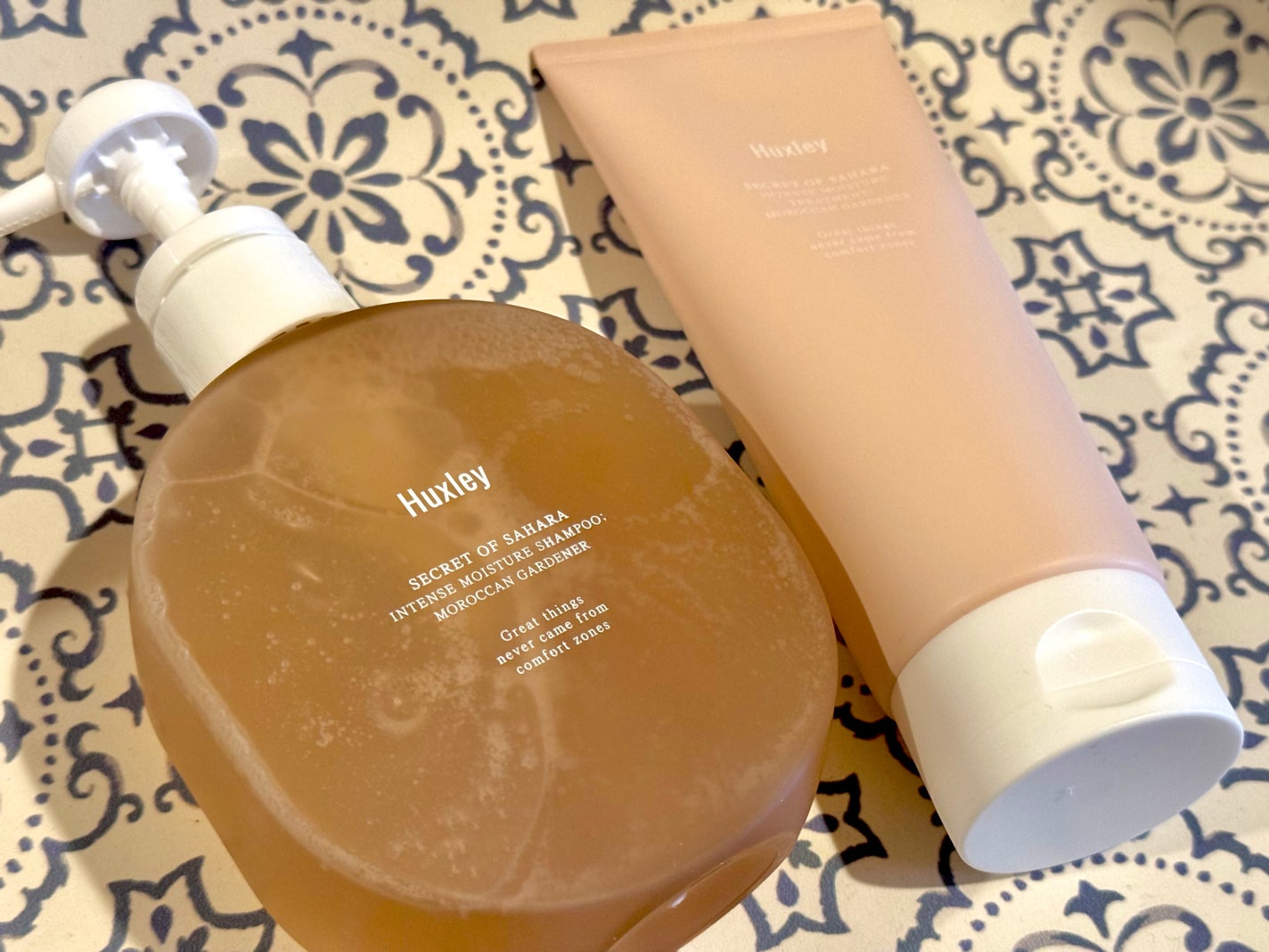 インテンスモイスチャーシャンプー/トリートメント モロッカンガーデナー/Huxley/市販シャンプーを使ったクチコミ(1枚目)