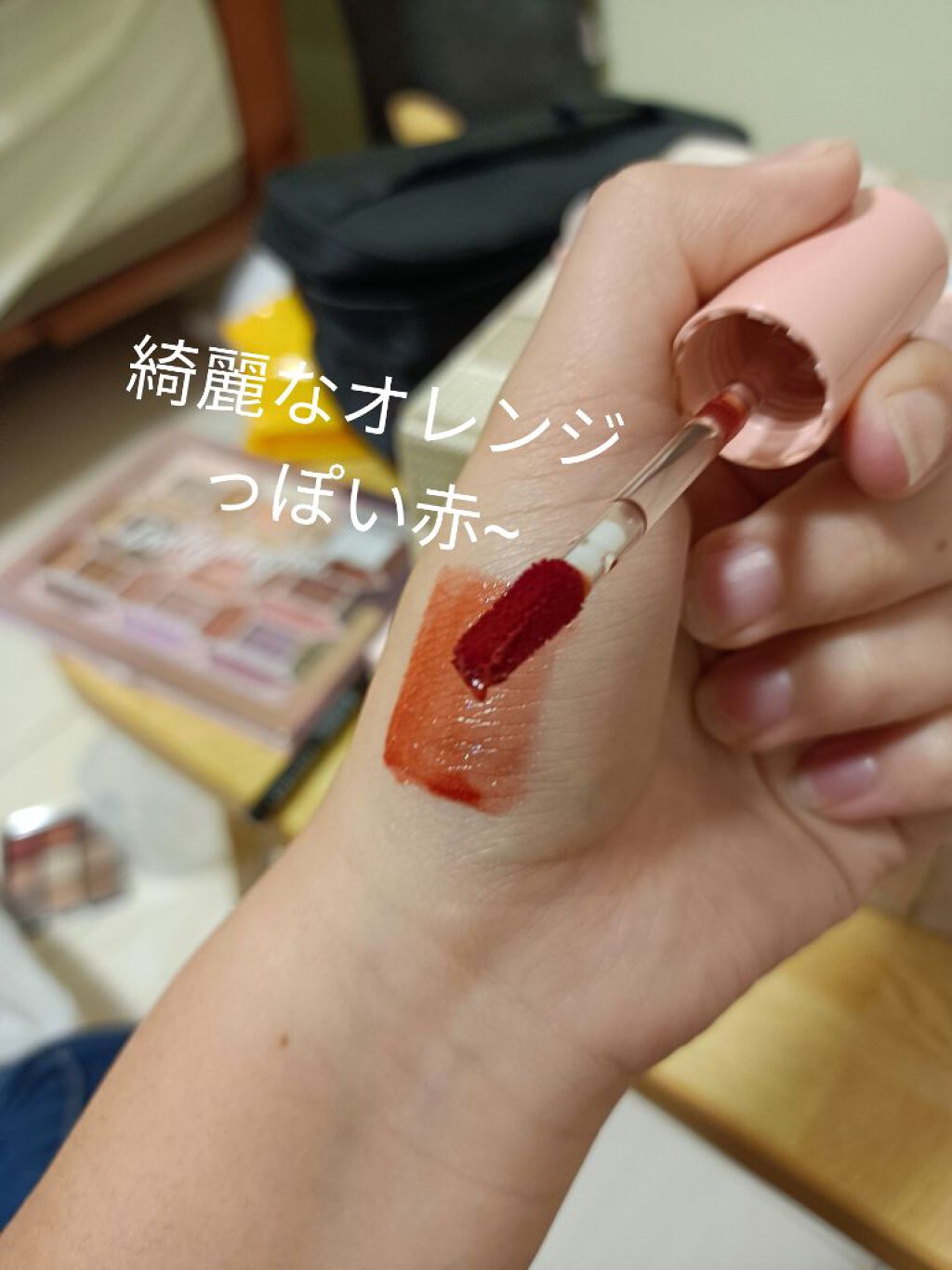 アピュー ジューシーパン スパークリングティント/A’pieu/口紅を使ったクチコミ（2枚目）