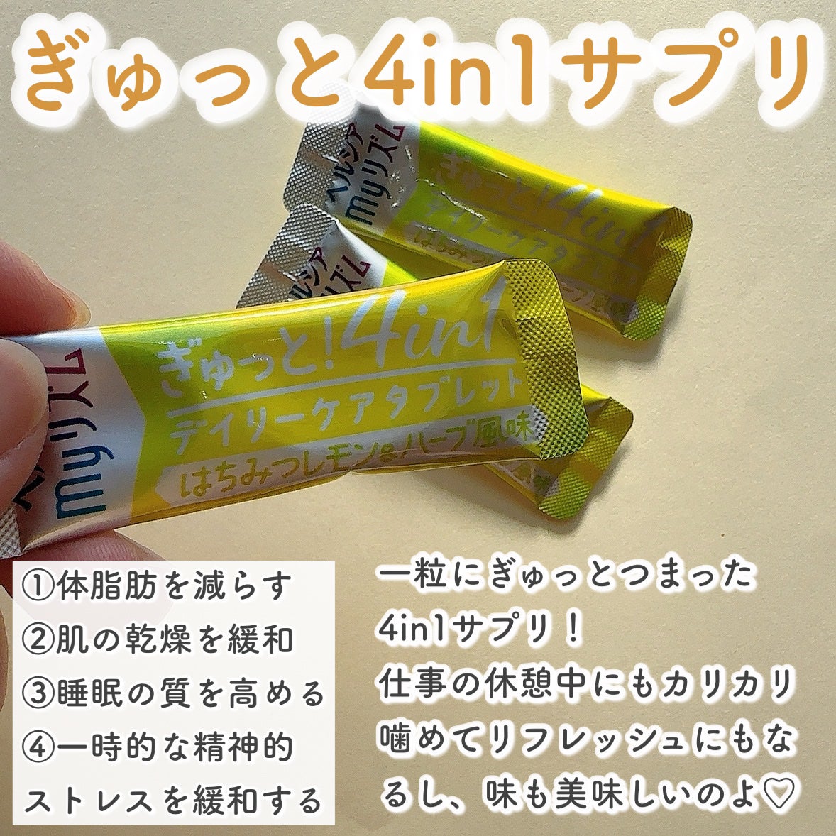 ヘルシアmyリズム デイリーケアタブレット/ヘルシアmyリズム/健康サプリメントを使ったクチコミ(2枚目)