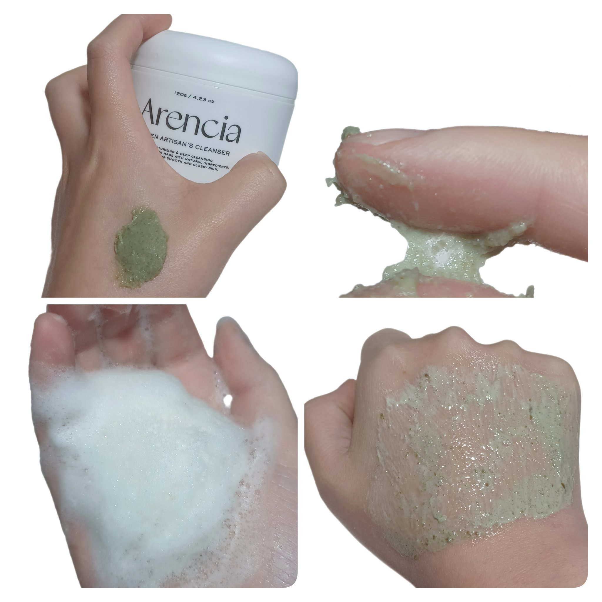 プレミアムもちソープ「グリーンアルティザン」/アレンシア/その他洗顔料を使ったクチコミ（3枚目）