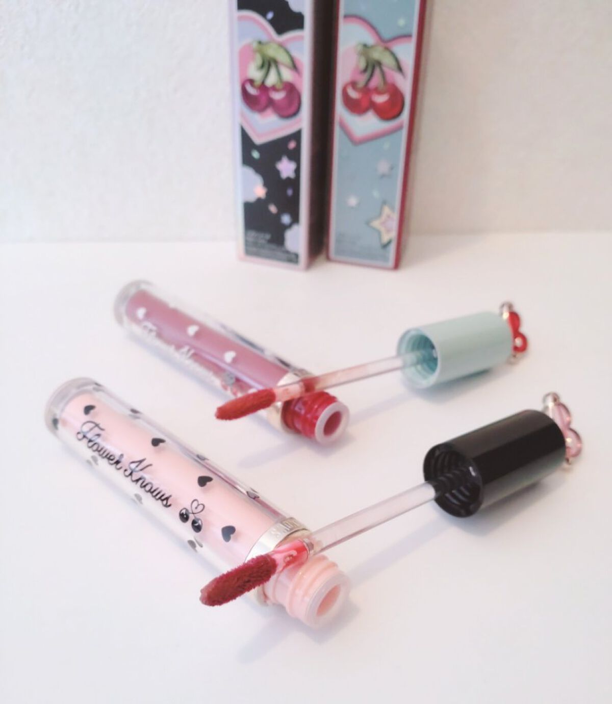 グリスニングウォータリングティント G06 ブリュレラテ/FlowerKnows/リップティントを使ったクチコミ（2枚目）