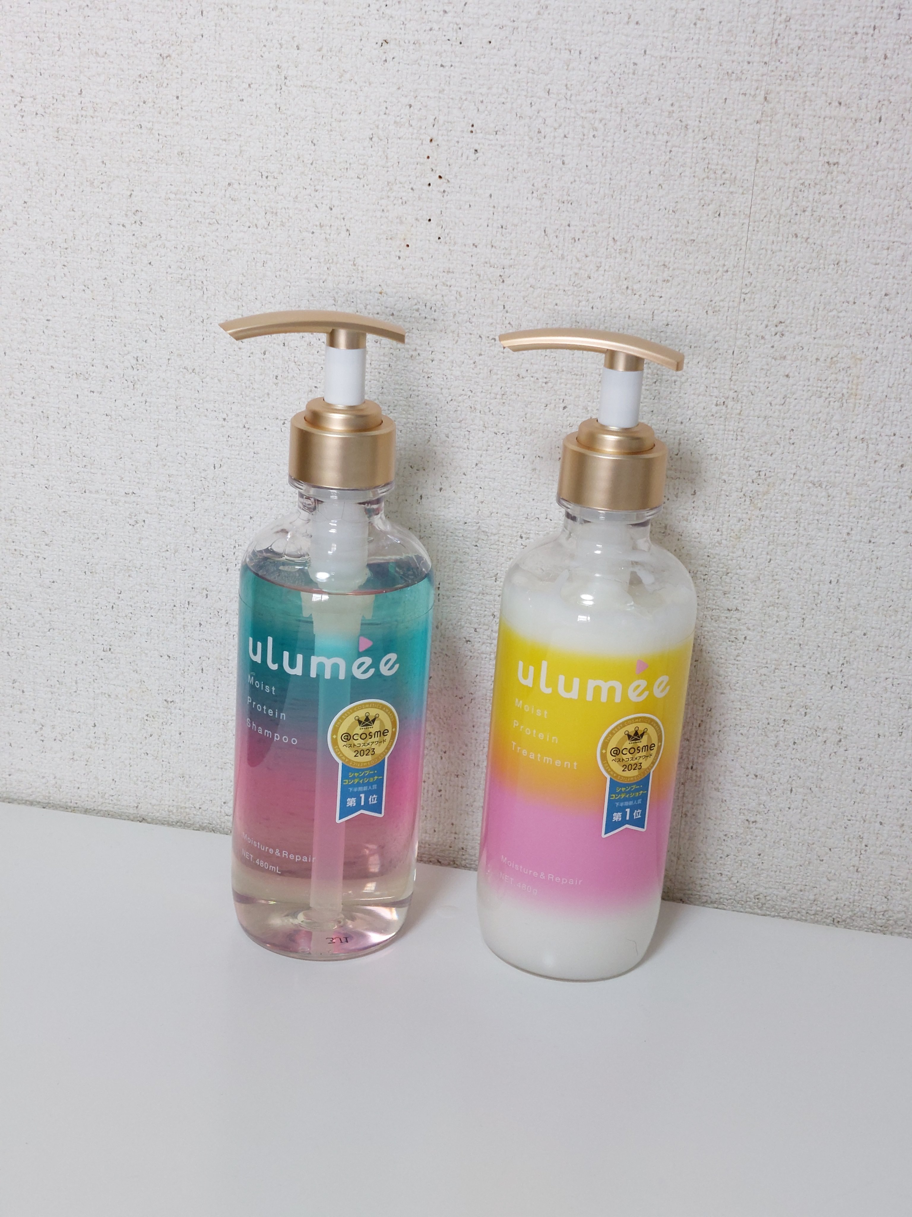 モイストプロテインシャンプー/トリートメント/ulumee/市販シャンプーを使ったクチコミ（1枚目）