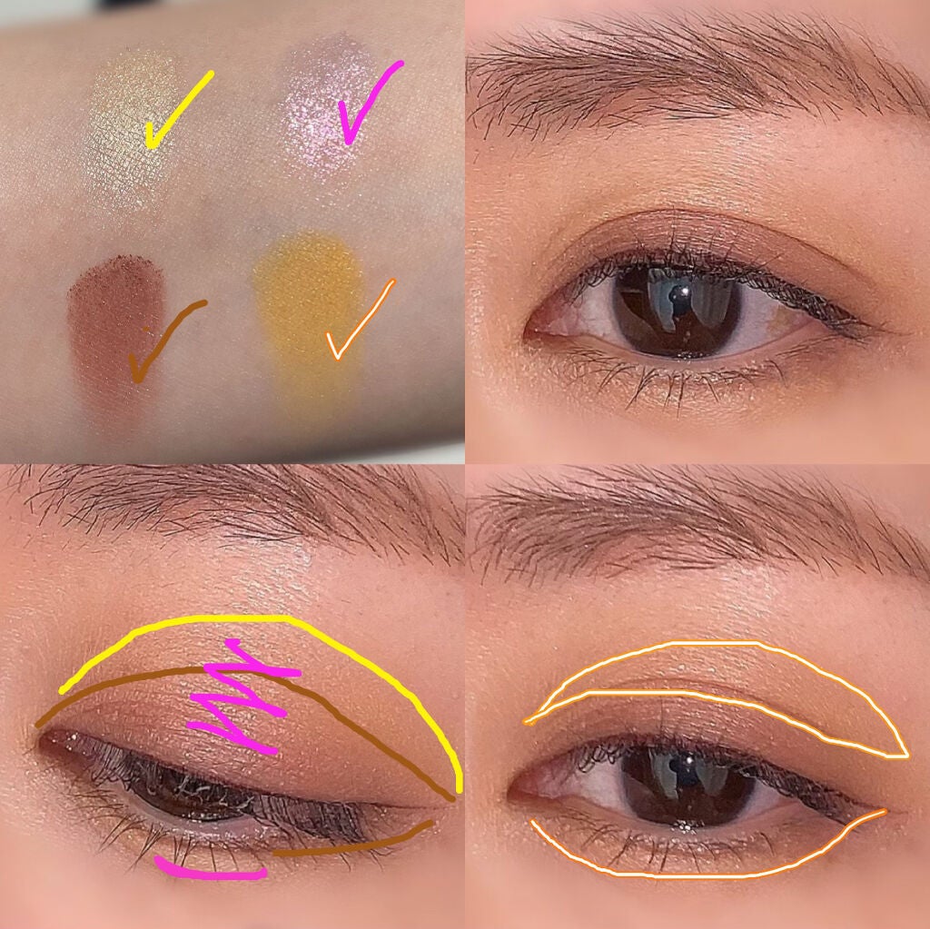 アイプランナーパレット/excel/アイシャドウパレットを使ったクチコミ(3枚目)