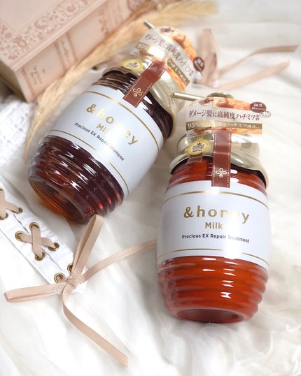 ミルキー プレシャス EX リペア シャンプー1.0 / ヘアトリートメント2.0/&honey/市販シャンプーを使ったクチコミ(2枚目)