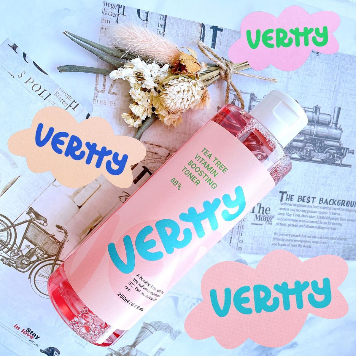 ティーツリー88%ビタミンブースティングトナー/Vertty/化粧水を使ったクチコミ（2枚目）