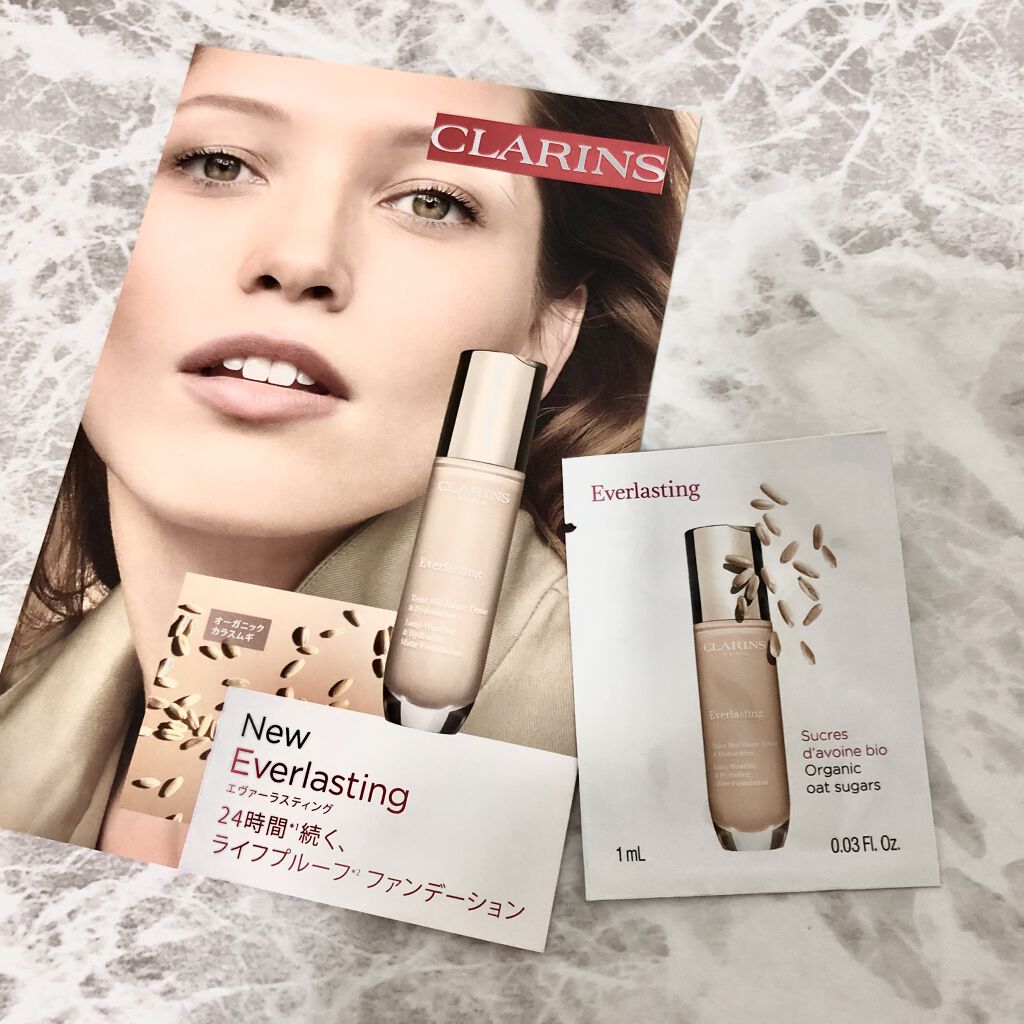エヴァーラスティング ロングウェア/CLARINS/リキッドファンデーションを使ったクチコミ（1枚目）