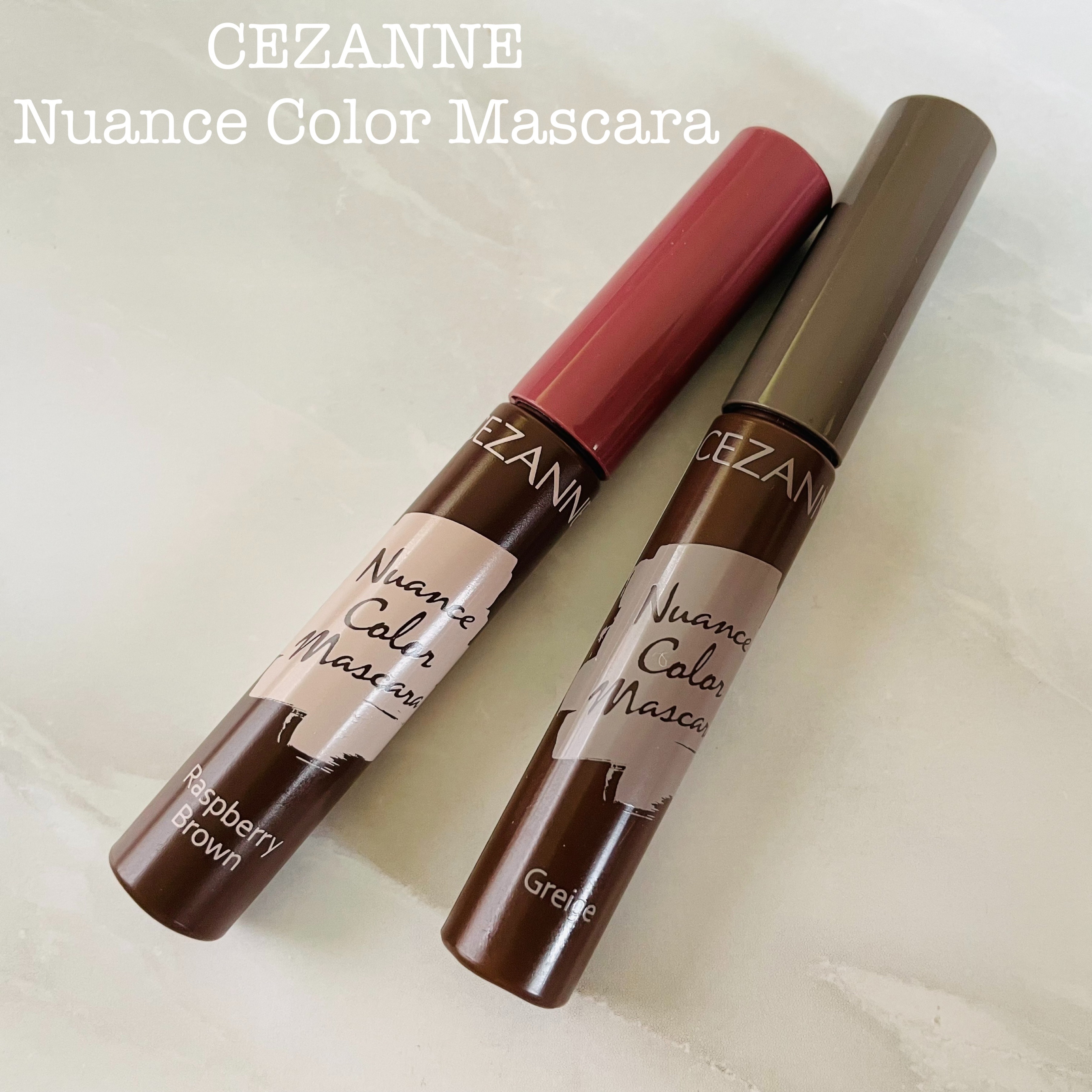 ニュアンスカラーマスカラ/CEZANNE/マスカラを使ったクチコミ（1枚目）