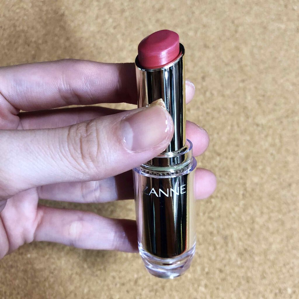 ラスティンググロスリップ/CEZANNE/口紅を使ったクチコミ（3枚目）