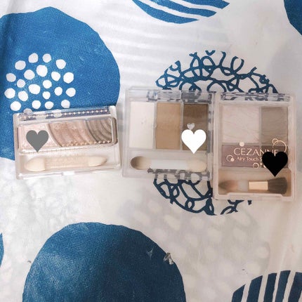 トーンアップアイシャドウ/CEZANNE/アイシャドウパレットを使ったクチコミ(2枚目)