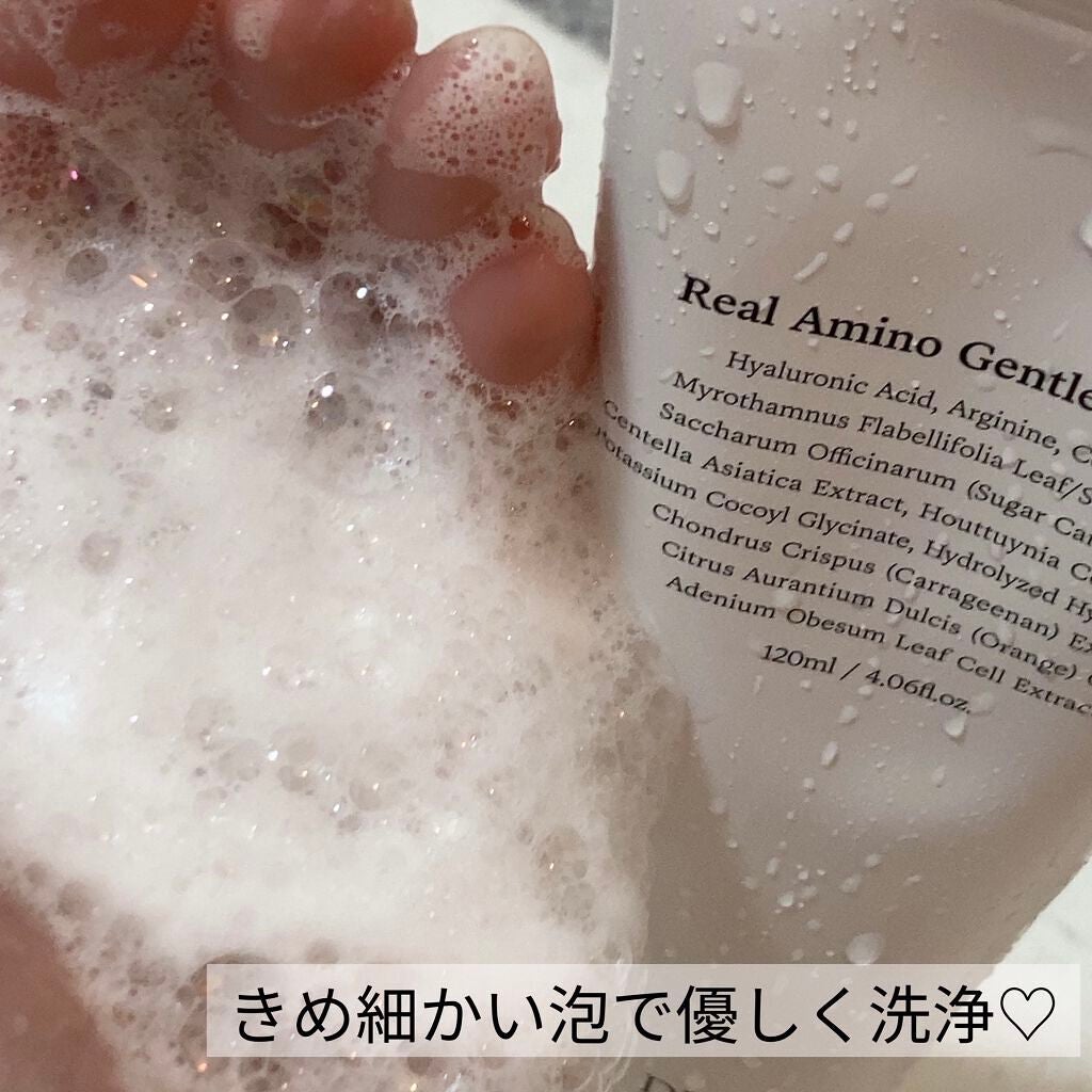 リアル アミノ ジェントル クレンザー/DPU/洗顔フォームを使ったクチコミ(3枚目)