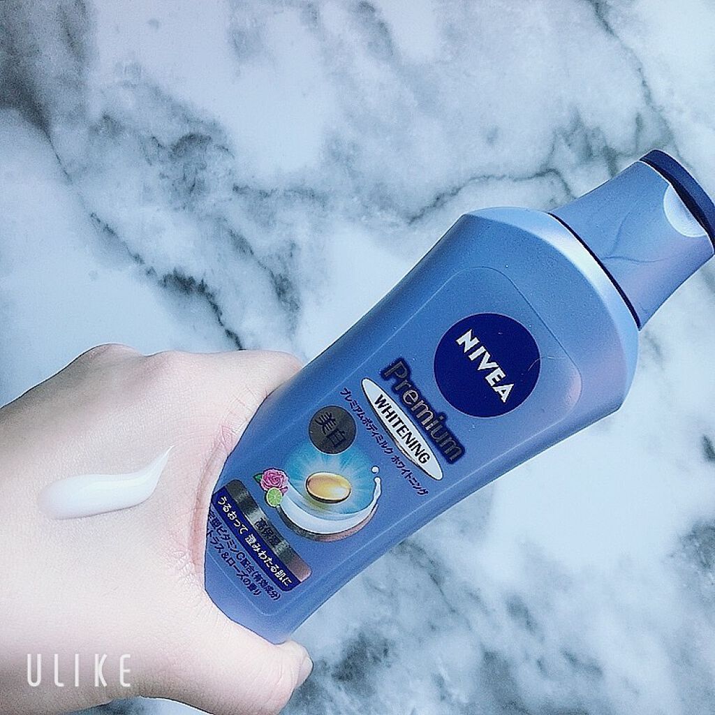 プレミアムボディミルク ホワイトニング【医薬部外品】 /ニベア/ボディミルクを使ったクチコミ(2枚目)