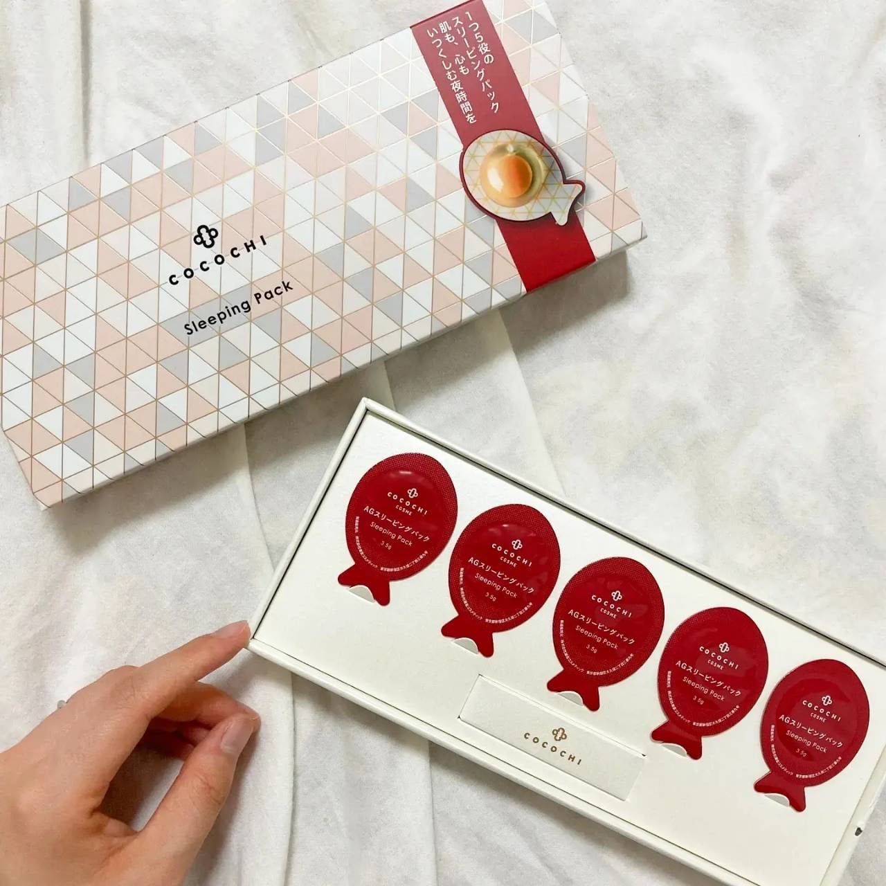 ココチ AG スリーピングパック N/COCOCHI/フェイスクリームを使ったクチコミ(1枚目)