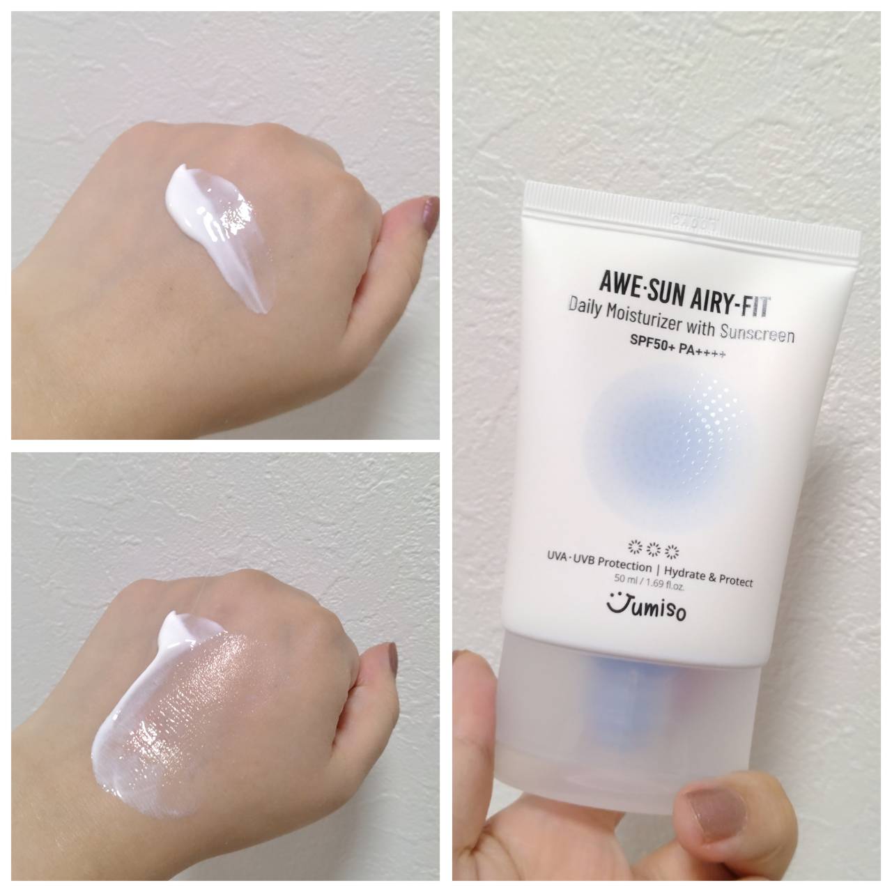 水分草ヒアルロン日焼け止めプロテクションチューブ/Abib /日焼け止めクリームを使ったクチコミ（2枚目）