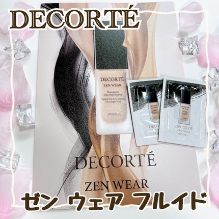 ゼン ウェア フルイド/DECORTÉ/リキッドファンデーションを使ったクチコミ(1枚目)