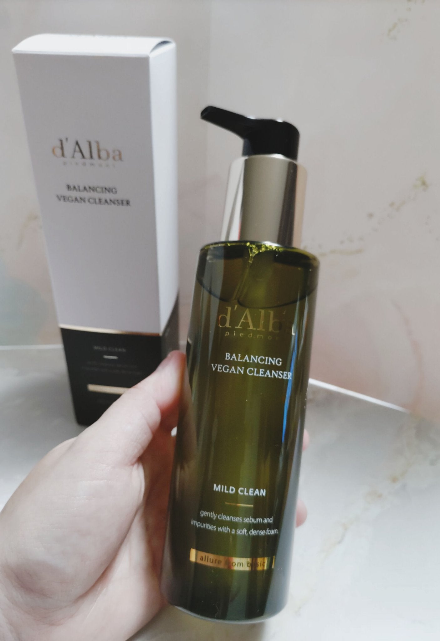 マイルドスキンバランシングヴィーガンクレンザー/ダルバ/洗顔フォームを使ったクチコミ(2枚目)