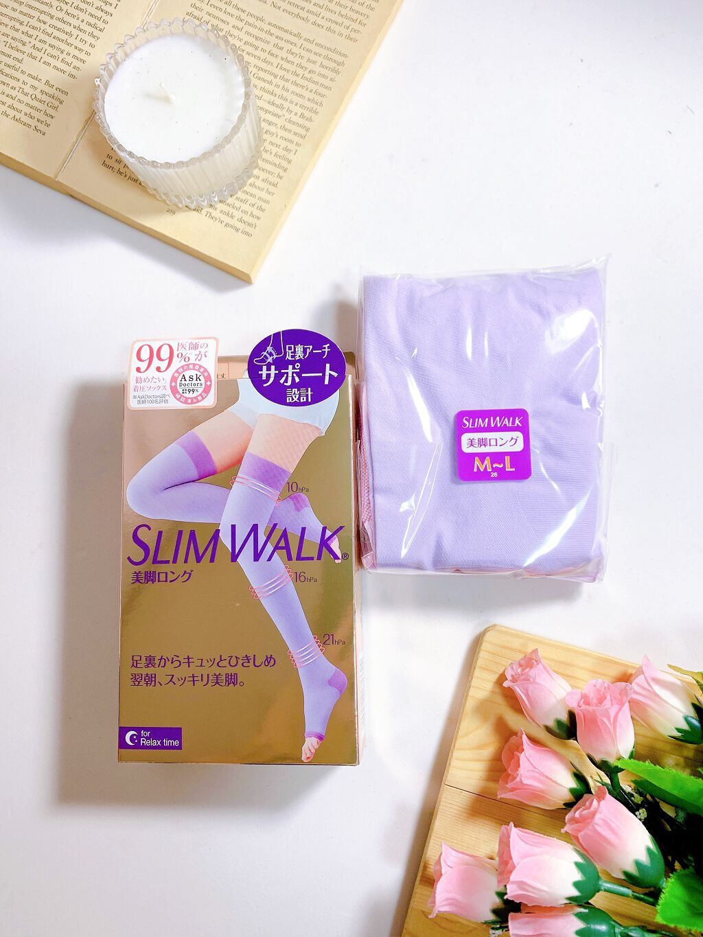 美脚ロング/SLIMWALK/着圧ソックス・レギンスを使ったクチコミ（2枚目）